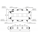 Модульный коллектор MKSS-150-4DUx25 (до 150 кВт, 2 магистр. подкл. G 1½″, 2 контура G 1″ вверх и 2 вниз)